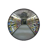 Зеркало для помещений круглое с гибким кронштейном