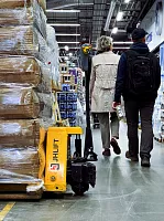 Тележка электрическая самоходная JHLIFT EPT 20H, 2000 кг, 1150 x 550 мм, Li-Ion с двумя батареями 48V 15 Ah