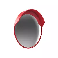 Зеркало безопасности сферическое, 800 мм (с козырьком)