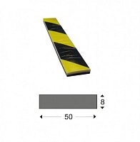 Профиль защитный сигнальный П-Мат тип D 8/50 1 м