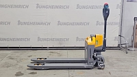Тележка электрическая самоходная Jungheinrich PTE 15Q, Li-Ion с батареей 24V, 50Ah, 1500 кг, 1150 x 540 мм, с колесами баланса