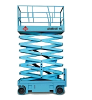 Самоходный ножничный подъемник (электрический) Ameise 16, р/в 16000 мм, г/п 250 кг