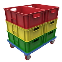 Тележка платформенная для Евробокса - ТПКСб