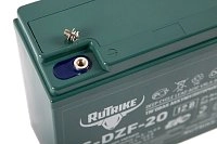 Тяговый гелевый аккумулятор RuTrike 6-DZF-20