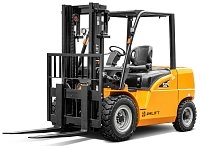 Четырехопорный электрический погрузчик JHLIFT CPD 15-38 ХE, 2500-7000 мм, с интегрированной Li-Ion батареей