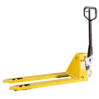 Низкопрофильная гидравлическая тележка (рохля) JHLIFT WH-10L-35-A, 1000 кг, 1120х530 мм, с полиуретановыми колесами