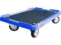 Тележка 600х400 сплошная резиновые колеса