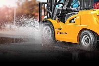 Четырехопорный электрический погрузчик JHLIFT CPD 15-38 ХE, 2500-7000 мм, с интегрированной Li-Ion батареей