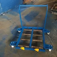 Стол для замены батарей двухсекционный перекатной ТМ-СП2/750x300